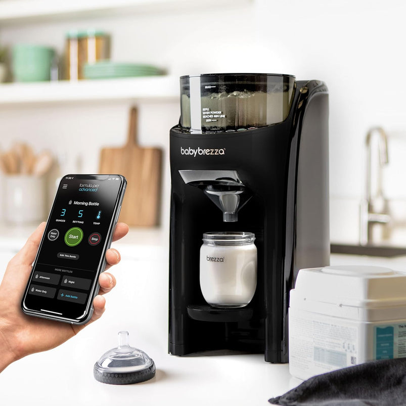 Baby Brezza Formula Pro Advanced WIFI Formula Dispenser, Black