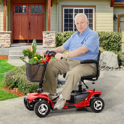 Ultralite Mobility 4-Wheel Scooter, Portable and Lightweight, 14-Mile Range, Model A898