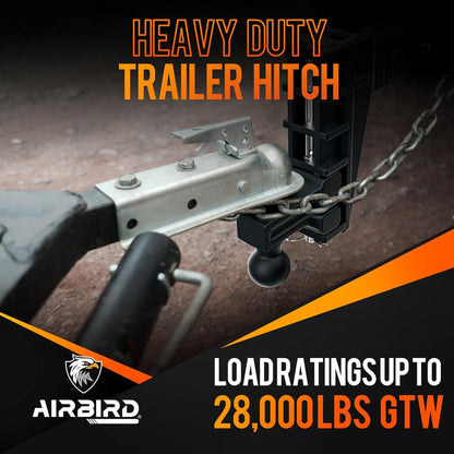 Adjustable Trailer Hitch Fits 2-Inch Receiver