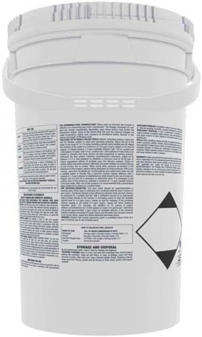 3 Inch Stabilized Chlorine Tablets, Pro-Grade Pool Sanitizer, Long Lasting, Slow Dissolving, 99% Pure Tri-Chlor, Individually Wrapped, 50lb