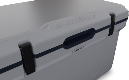 60 QT Ultra-Light Injection Molded Cooler, Ice Chest Keeps Ice up to 7 Days, Large Cooler Includes Wire Basket, Divider and Built-in Bottle Opener
