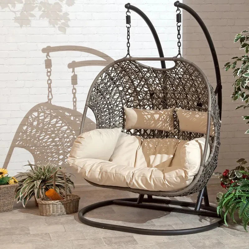 Patio Wicker Swing Chair, 2025