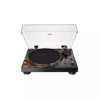 Audio Technica At LP120XUSB Bz Direct Drive USB Turntable, Bronze, 3 Speed, Built in Preamp, Vinyl to Digital Conversion