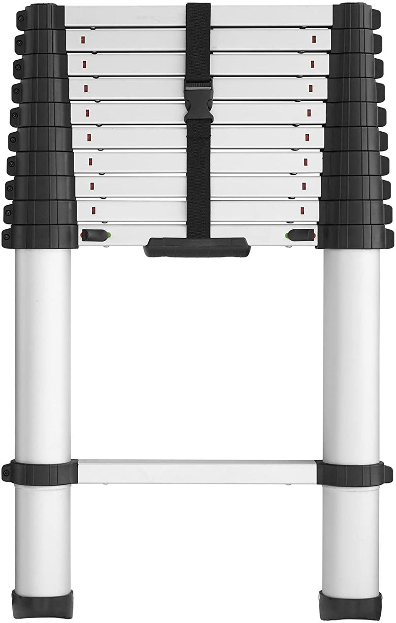 20313T1ASE SmartClose Telescoping Aluminum Ladder with Pinch-Free, Soft-Close Locking Mechanism 300-Pound Capacity