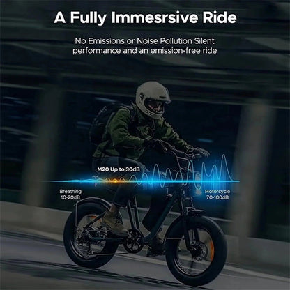 Akez Electric Bike for Adults, 1000W 28mph Moped E-Bike with 48V 13A Removable Battery