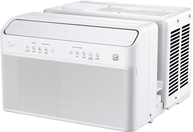 U-Shaped Inverter Window Air Conditioner 12, 000BTU with Open Window Flexibility, Robust Installation, Extreme Quiet, 35% Energy Saving, Smart Control