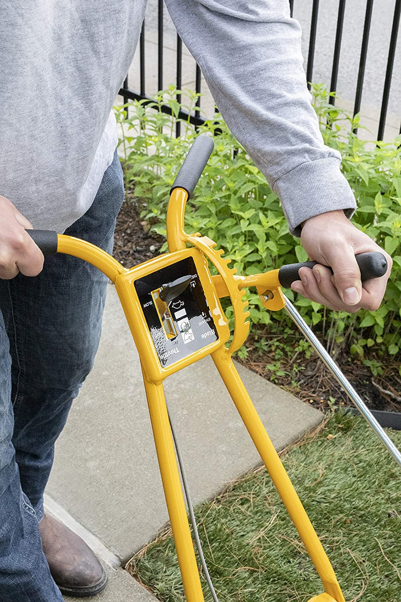 101-5.5GT-7Gas Powered Lawn Edger, 5.50 Gross Torque/3.5 HP B and S Engine 7 Wheels