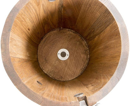 6 QT Country Ice Cream Maker, Classic Wooden Tub, Hand Crank