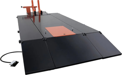 Apluslift MT1500X 1500LB Air-Operated Motorcycle and ATV Lift Table, 48" Wide with Side Extensions, 2-Year Warranty