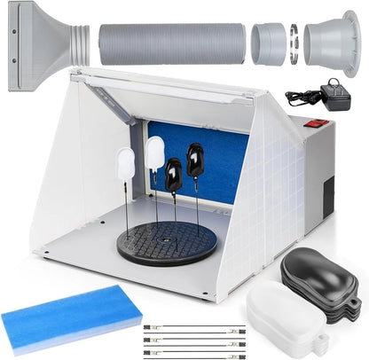 Autolock Spray Booth Kit with LED Lights and Filter System for Models, Crafts