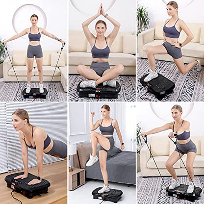 Axv Vibration Plate Exercise Machine Whole Body Workout Vibrate Fitness Platform Machine