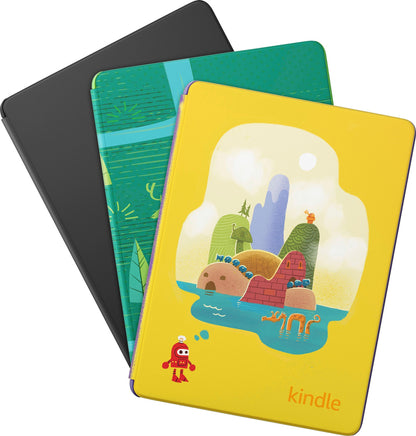 Amazon, Kindle Paperwhite Kids E-Reader 6.8 in Display with Kid-Friendly Cover, 16GB, 2022, 2023, Emerald Forest