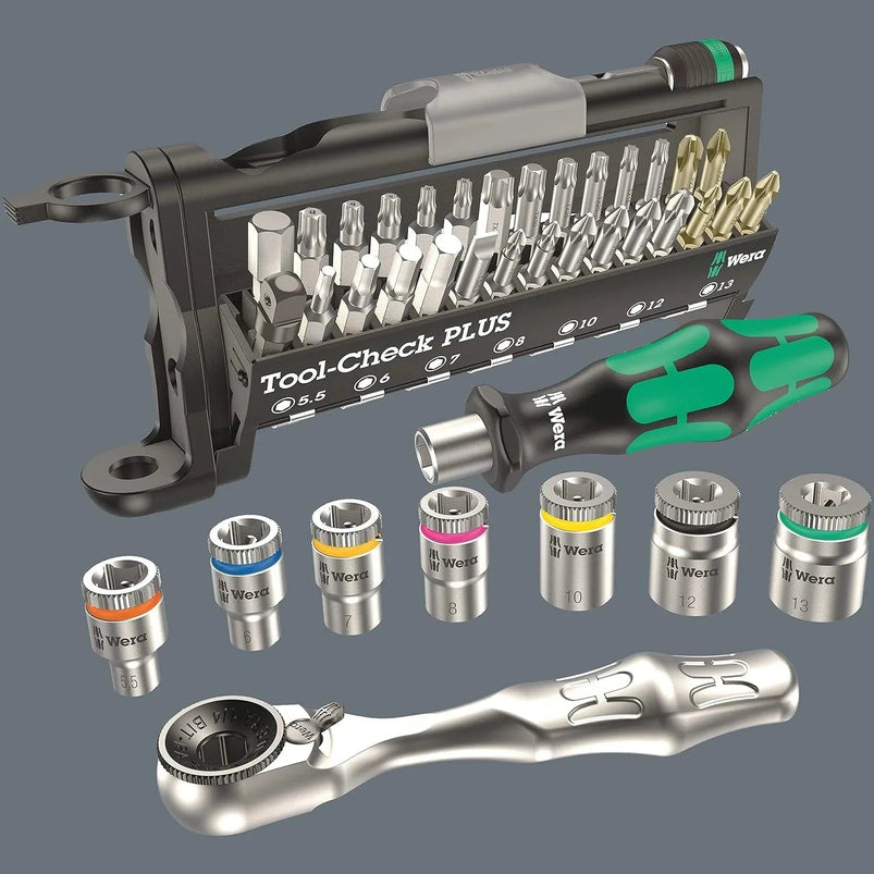 5003594001 8100 Sb 2 Zyklop 3/8" Metric Ratchet Set Piece of 43