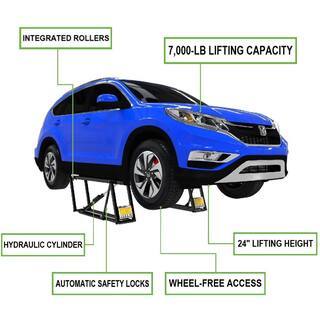 Quickjack 7000TL Portable Car Lift for Trucks and Suvs, 7000 Lbs Capacity