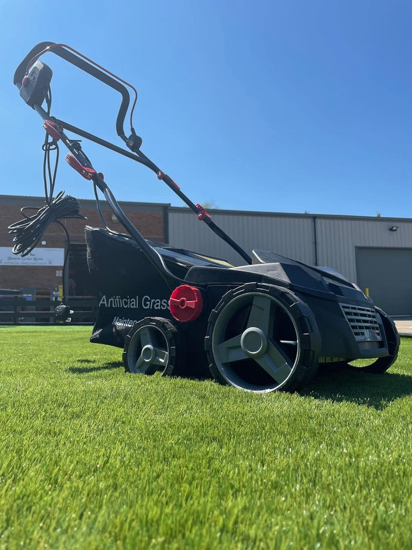 Artificial Turf Broom Yard Power Brush with Collection Box Sweepy Box