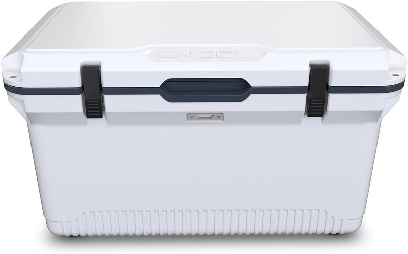 60 QT Ultra-Light Injection Molded Cooler, Ice Chest Keeps Ice up to 7 Days, Large Cooler Includes Wire Basket, Divider and Built-in Bottle Opener