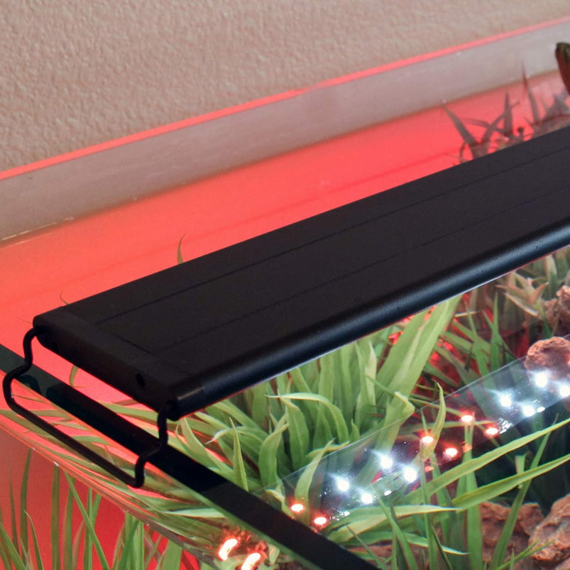 72" Inch Serene Aquarium Visual and Audio Aquatic Experience Kit with LED Aquarium Light, LED Background Light