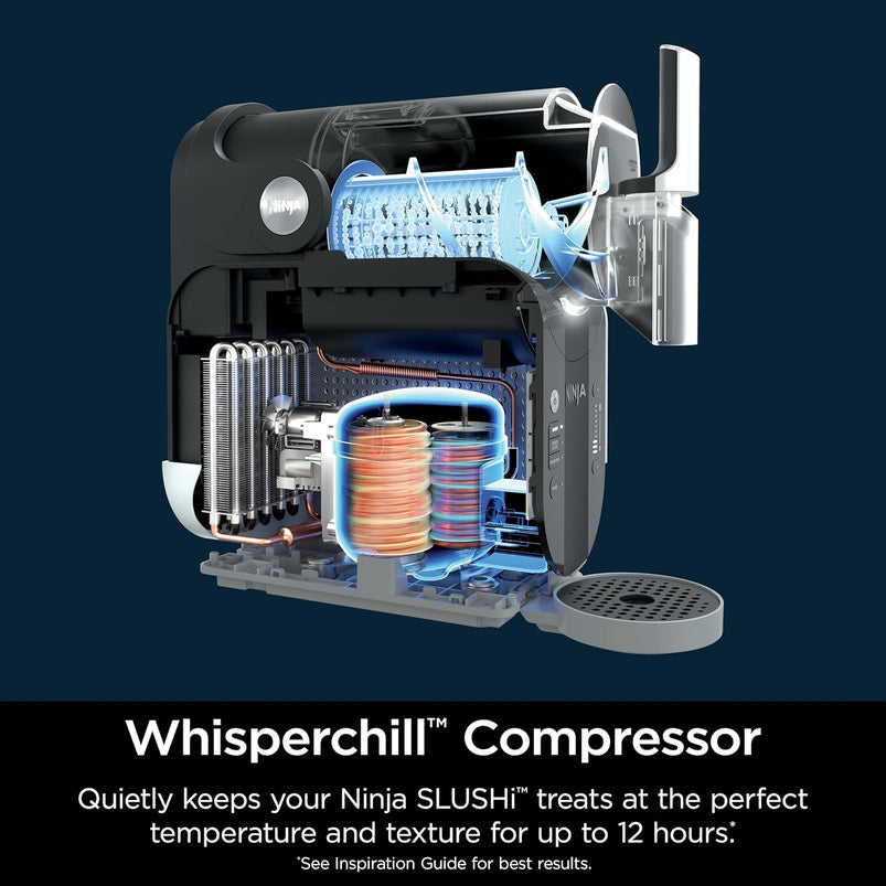 Slushi with Rapidchill Technology, 88 oz. Frozen Drink and Slushie Machine, 5 Preset Programs, Margaritas, Frappes, Premium Accents, Black, FS301