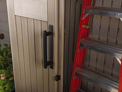 Rubbermaid Outdoor Storage Shed, 52 Cu. Ft, Weather-Resistant, Lockable Doors