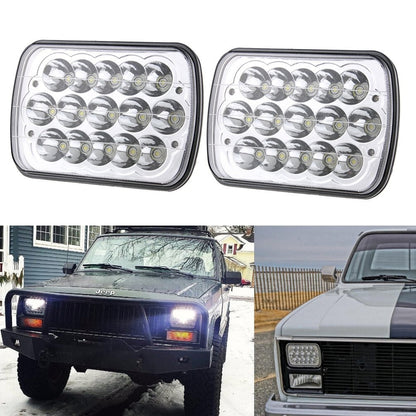 5x7 7x6 LED High/Low Seal Beam H4 9003 Plug 6054 H5054 for Jeep Wrangler Yj Xj GMC Ford Truck Cherokee Chevrolet Toyota Nissan Dodge 2 Set
