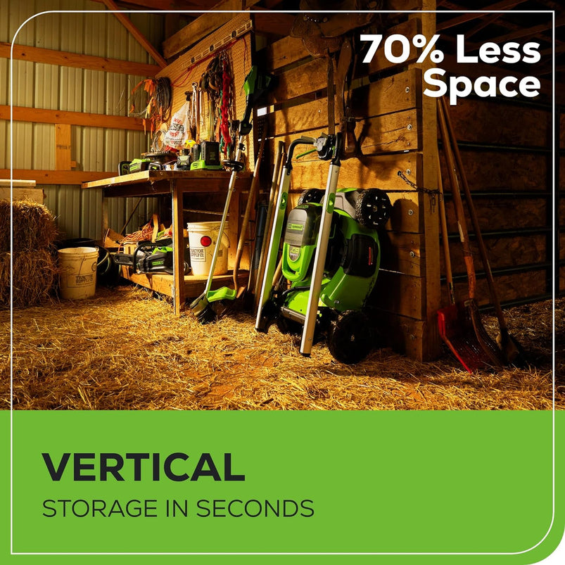 60V 21" Cordless Self-Propelled Lawn Mower, 2 x 4.0Ah Batteries and Dual Port Rapid Charger