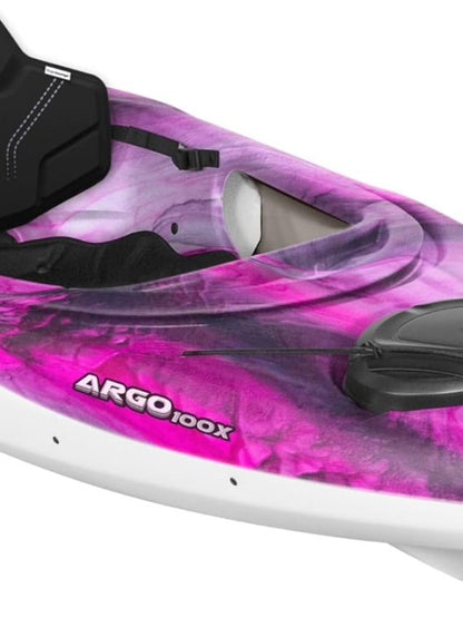 Pelican Argo 100X EXO, Premium Sit-in Recreational Kayak, EXO Cooler Bag Included, 10 Ft, Stardust, 2025