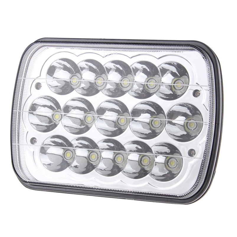 5x7 7x6 LED High/Low Seal Beam H4 9003 Plug 6054 H5054 for Jeep Wrangler Yj Xj GMC Ford Truck Cherokee Chevrolet Toyota Nissan Dodge 2 Set