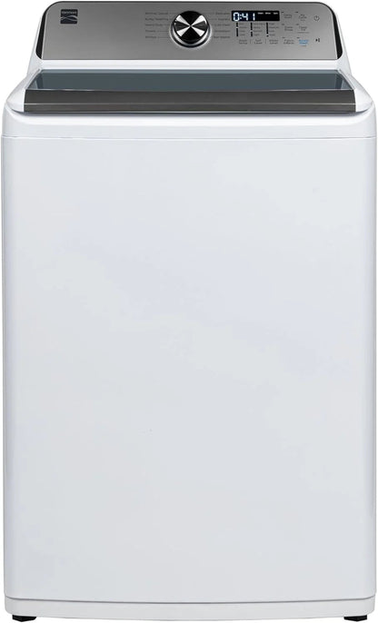 4.5 Cu. Ft. Top Load Washer with Triple Action Impeller for Tough Dirt and Stains-Reduce Laundry Time with Accela and Express Wash-LED, White