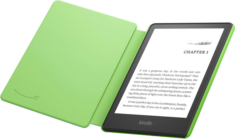Amazon, Kindle Paperwhite Kids E-Reader 6.8 in Display with Kid-Friendly Cover, 16GB, 2022, 2023, Emerald Forest