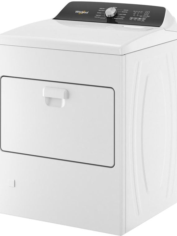 Whirlpool, 7.0 Cu. Ft. Gas Dryer with Moisture Sensing, White, 2025