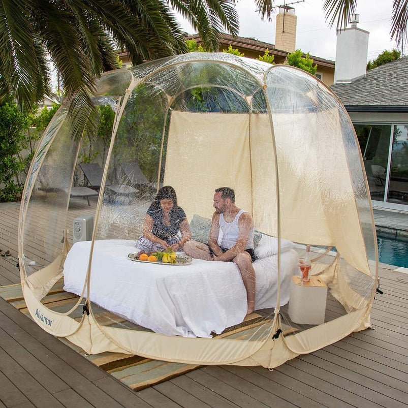 Alvantor Bubble Tent Pop up Gazebo, 8-10 Person Igloo Dome Garden Patio Canopy Shelter