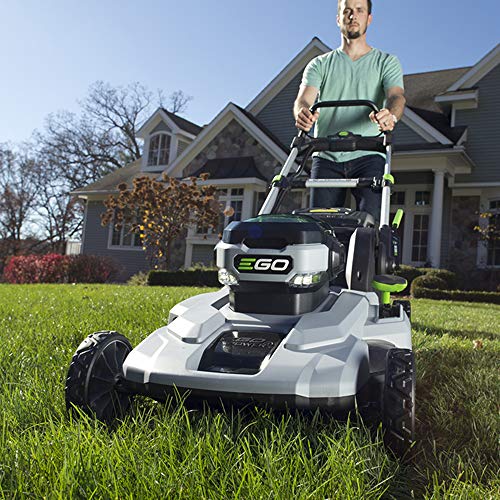 Power Plus LM2101 21-Inch 56-Volt Lithium-Ion Cordless Lawn Mower 5.0Ah Battery
