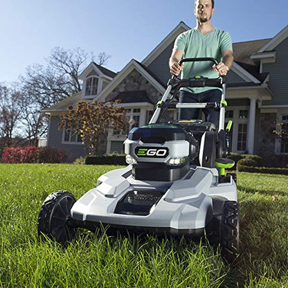 Power Plus LM2101 21-Inch 56-Volt Lithium-Ion Cordless Lawn Mower 5.0Ah Battery