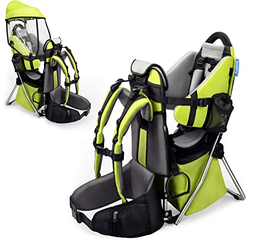Besrey Child Carrier Lightweight Child Toddler Kids Carrier Backpack for Camping Hiking Grey