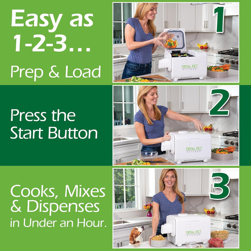 All-in-One Pet Food Maker Multicooker, 4.5 Quart, Mix and Dispense