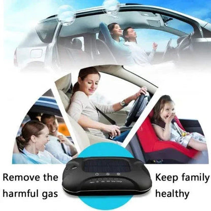 Air Purifier Aroma Diffuser Auto Mist Maker Pm 2.5 Eliminator Car Air Purifier with Fresh Air Humidifier USB Air Purifier for Car with HEPA, White