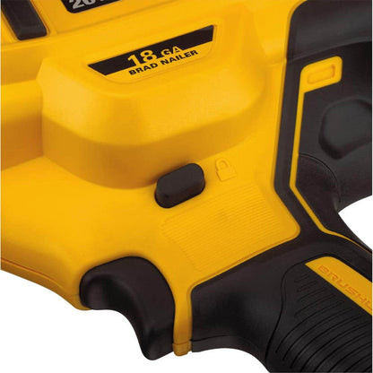 20V MAX XR Lithium-Ion Cordlessgauge Brad Nailer Tool Only