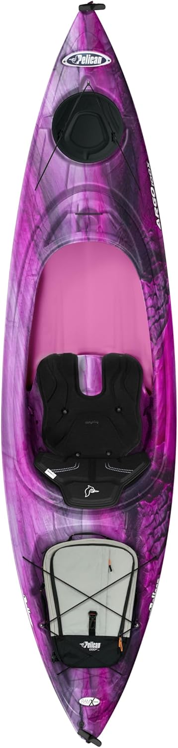 Pelican Argo 100X EXO, Premium Sit-in Recreational Kayak, EXO Cooler Bag Included, 10 Ft, Stardust, 2025