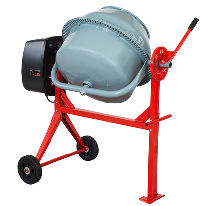 67007 Cement Mixer 4cu Ft 500W Portable Electric Concrete Mortar