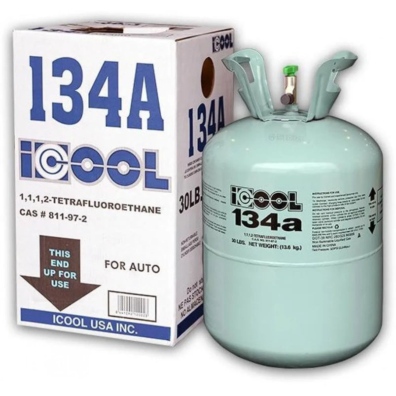 R134A Refrigerant, Full of R-134A, Net 30LB Tank, Suitable for Automotive Air Conditioners, Refrigerators-Make in Usa