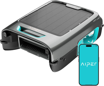Aiper Surfer S2 Solar Pool Skimmer with App Support, 24/7 Cleaning, Dual Charging Modes, Smart Obstacle Avoidance, Ideal for All Swimming Pool Types