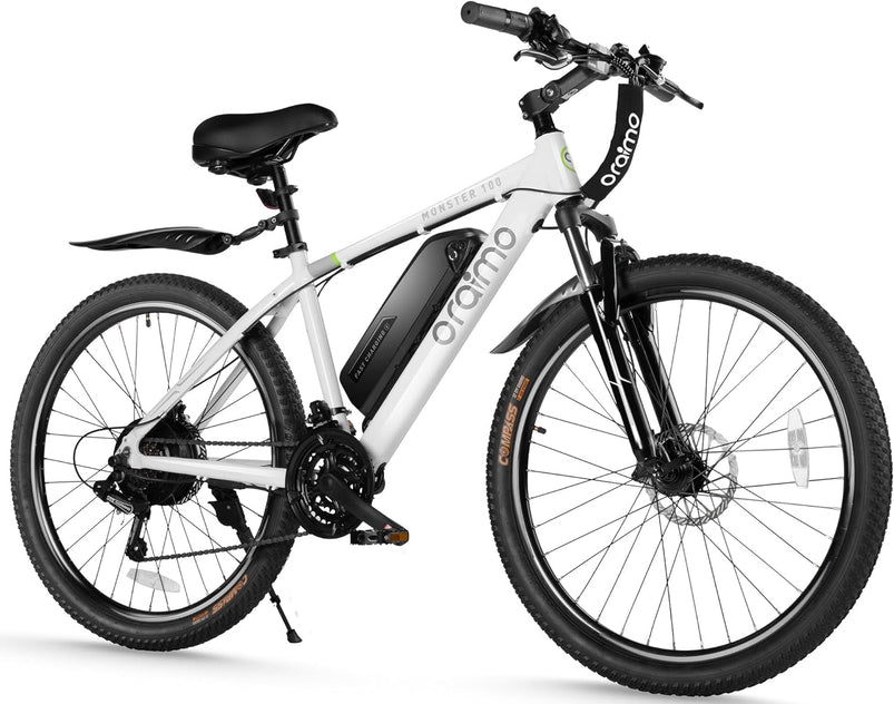 Adult Electric Bike, 350W BAFANG Motor 500W Peak, 4A 3H Fast Charging, 468Wh Li-Ion Battery, 21 Speed Gears, Air Saddle