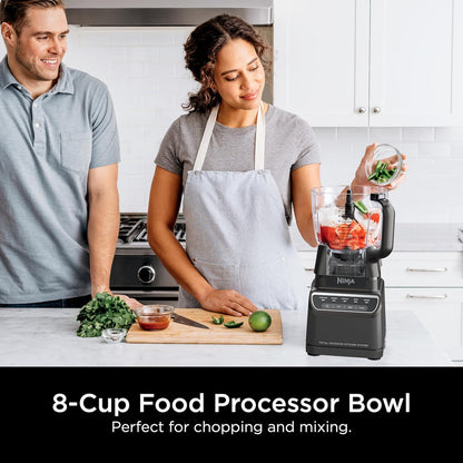 Mega Kitchen System, 1500W, 4 Functions for Smoothies, Processing, Dough, Drinks, with 72-oz. Blender Pitcher, 64-oz. Processor Bowl