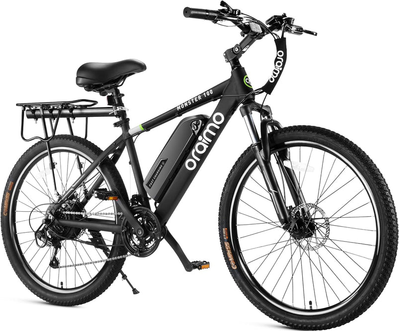 Adult Electric Bike, 350W BAFANG Motor 500W Peak, 4A 3H Fast Charging, 468Wh Li-Ion Battery, 21 Speed Gears, Air Saddle