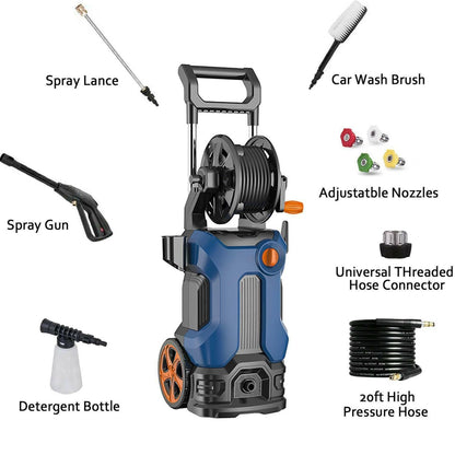 3800PSI 2.8GPM Electric Pressure Washer High Power Cleaner, Water Sprayer Machine