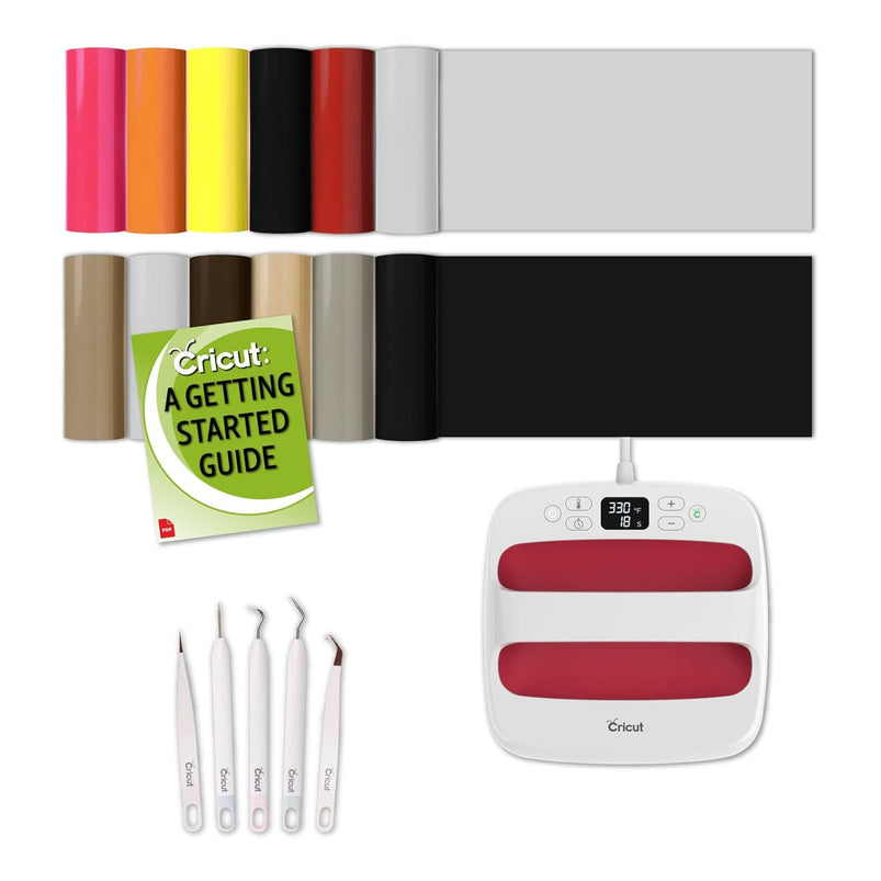 9x9 with Infusible Ink Sheets and Pens, Coasters and 20x16 Heat Mat Bundle, Beginner Diy Project Kit for Home Decor Projects and Custom Apparel