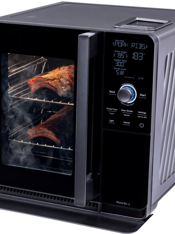 GE Profile, Smart Indoor Smoker, Black, 2025