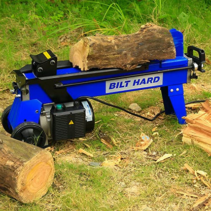 Bilt Hard Log Splitter 6.5 Ton, Wood Splitter Electric Powered 15Amp with Hydraulic RAM