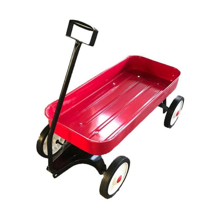 Childrens Classic Pull Along Steel Wagon, Madeinusa