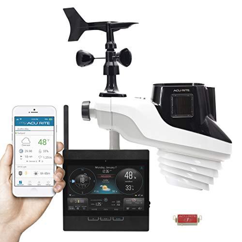 Acurite Atlas Weather Station with Direct to Wi-Fi Display and Lightning Detection, Black